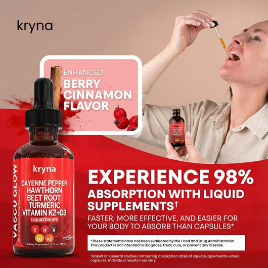 Kryna Vascu Glow Cayenne Pepper Drops