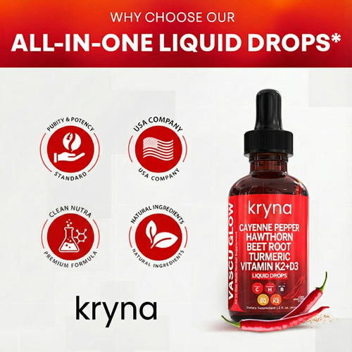 Kryna Vascu Glow Cayenne Pepper Drops