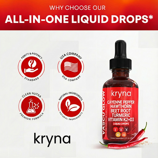 Kryna Vascu Glow Cayenne Pepper Drops
